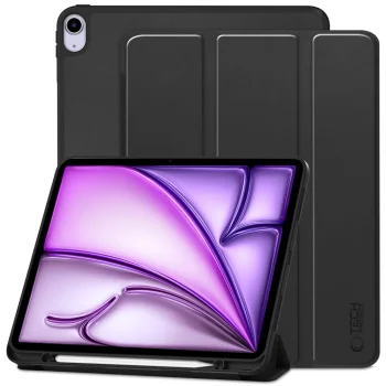 Tech-Protect SmartCase Pen dėklas, skirtas iPad Air 13" (2024-2026), juodas