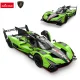 Rastar Lamborghini SC63 LMDH RC radijo bangomis valdomas automobilis 1:14, juodas/žalias
