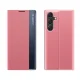 Hurtel New Sleep Case atverčiamasis dėklas Samsung Galaxy S25 - Rausvas