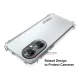 Huawei P50 ENKAY Four Corners Clear TPU Cover Case + Full Glue Tempered Glass