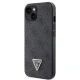 Guess Crossbody 4G Metal Logo dėklas iPhone 14 Pro telefonui, juodas