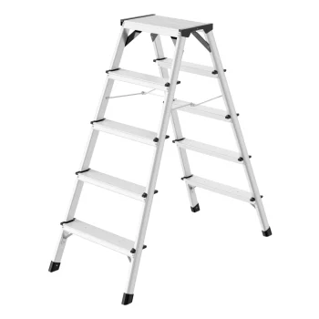 Dvipusės kopėčios Hailo D60 StandardLine 2x5 pakopos