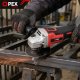 Akumuliatorinis kampinis šlifuoklis OPEX TOOLS OPX28010, 125mm, 21V, 2x 3.0Ah