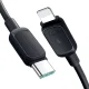 Joyroom Multi-Color Series A14 USB-C / Lightning laidas, 20W, 1.2m, juodas