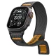 Spigen Athlex Air 2 dirželis Apple Watch (44 / 45 / 46 / 49 mm), juodas ir oranžinis