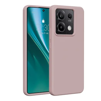 Etteri Silicone Case Dėklas Xiaomi Redmi Note 13 Pro 5G, Šviesiai Rožinis