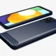 Dėklas Samsung Galaxy A22 4G Carbon Case, juodas