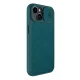 Atverčiamasis dėklas Nillkin Qin Leather Pro Case skirtas iPhone 14 Plus su kameros dangteliu, žalias
