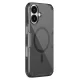 Nillkin iPhone 17 dėklas Nature TPU Pro Magnetic, permatomas juodas