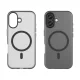 Magnetic Abrasive iPhone 17 Case with MagSafe Support, Matte Black