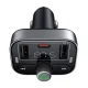 FM siųstuvas Baseus S-09 Pro, Bluetooth 5.3 (juodas)