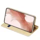 Atverčiamasis dėklas Dux Ducis Skin Pro skirtas Samsung Galaxy S23+, auksinis