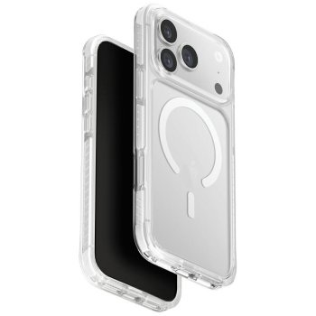 Uniq Combat Magclick Charging dėklas iPhone 17 Pro Max, baltas