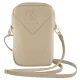 Guess ZIP Leather Triangle krepšelis telefonui, auksinis