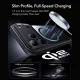 ESR Classic Hybrid MagSafe dėklas su apsauginiu stiklu iPhone 18 Pro / 17 Pro, skaidrus juodas