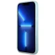 Guess Saffiano 4G Small Metal Logo dėklas iPhone 13 Pro Max telefonui, mėlynas
