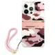 Guess Camo Strap Dėklas iPhone 13 / 13 Pro, Rožinis