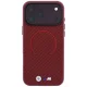 BMW M Carbon Printed Ring MagSafe case for iPhone 18 Pro Max / 17 Pro Max, burgundy