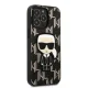Karl Lagerfeld dėklas Monogram Ikonik Patch, skirtas iPhone 13 / 13 Pro, juodas