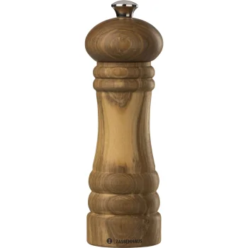 Pipirų malūnėlis Zassenhaus BERLIN iš alyvmedžio, 18 cm