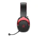 Belaidės žaidimų ausinės QCY Heroad VT200 Tri-Mode, juoda/raudona