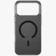 Uniq Clario Magclick Charging dėklas, skirtas iPhone 17 Pro Max, juodas