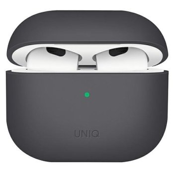 Apple Airpods 3 Gen. Uniq Etui Lino Case Cover, Grey
