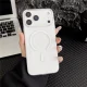 Dėklas iPhone 18 Pro Max / 17 Pro Max su MagSafe palaikymu, skaidriai baltas