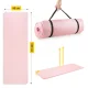 4FIZJO NBR Yoga & Fitness Exercise Mat 180×60×1 cm, light pink