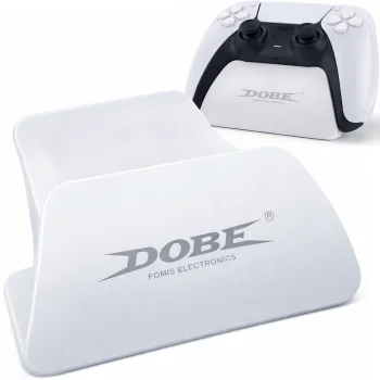 Stand and Holder for PS5 DualSense Controller, White
