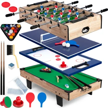 Medinis žaidimų stalas 4-viename Neo-Sport NS-800, 80x43x30 cm
