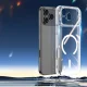 Dux Ducis Clin Mag dėklas iPhone 17 Pro Max su MagSafe, skaidrus