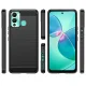 Dėklas Infinix Hot 12 Play NFC / Hot 12 Play Carbon Case, juodas