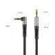 Garso laidas Orico AXW 3.5 mm Mini Jack kampinis 3 m, juodas