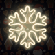 Forever Neon Decorative LED Lamp Figure Flashlight with USB, Snowflake