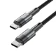 Tech-Protect UltraBoost USB-C / USB-C laidas 60W 3A 1m, pilkas
