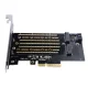 Orico ORICO-PDM2-BP PCI-E 3.0 x4 M.2 NVMe ir SATA valdiklis, juodas