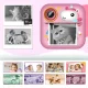 Wozinsky WDT-03 momentinis fotoaparatas su terminiu spausdintuvu, rožinis