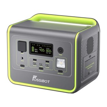 Nešiojama įkrovimo stotelė FOSSIBOT F800, 800W, 512Wh, žalia