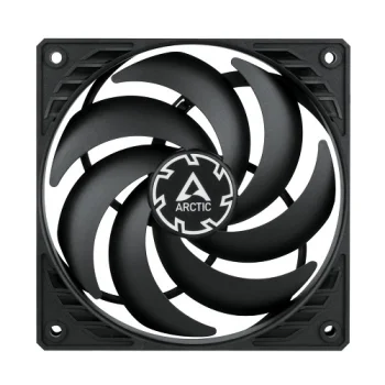 Kompiuterio korpuso ventiliatorius ARCTIC P12 Slim PWM PST, 120 mm, juodas
