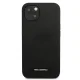 Karl Lagerfeld Silicone Plaque dėklas iPhone 13 mini telefonui, Juodas