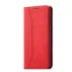 Atverčiamas dėklas Magnet Fancy Case skirtas Samsung Galaxy S23+ su stovu ir pinigine, raudonas