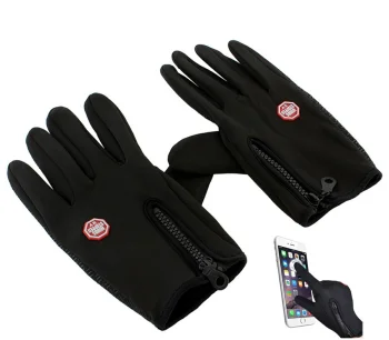 Touchscreen Sport Gloves, Size XL, Black