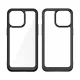 Outer Space Case for iPhone 15 Pro Max Hybrid Cover, Black