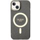 Guess iPhone 14 Plus Case Glitter Gold MagSafe, Black
