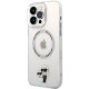 Karl Lagerfeld iPhone 13 Pro Max dėklas Iconic Karl & Choupette MagSafe, skaidrus