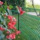 Dekoratyvinis plastikinis apvadų tinklelis Floret 0.4x25m, žalias