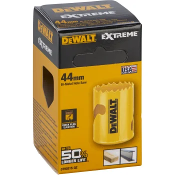 Bimetalinis karūninis grąžtas DeWalt DT90315-QZ medienai, metalui ir plastikui, 44 mm