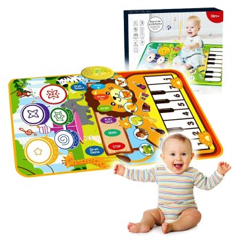 Edukacinis muzikinis kilimėlis vaikams su instrumentais