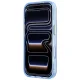 Karl Lagerfeld Peekaboo Logo MagSafe dėklas telefonui iPhone 18 Pro / 17 Pro, šviesiai mėlynas